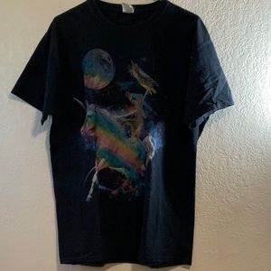 fruit of the loom black t shirt no stain good condition